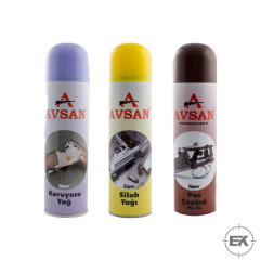 Avsan Silah Bakım Ekonomik 3'lü Yağ Seti | Koruyucu Yağ, Pas Sökücü ve Silah Yağı (3x 200 ml)