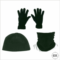 Polar Termal Kışlık Set 3'lü | Bere, Boyunluk ve Eldiven Takımı Haki