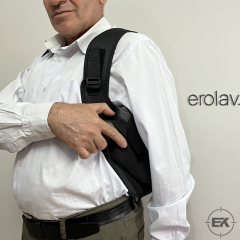 Profesyonel Çiftli Taktik Koltuk Altı Tabanca Kılıfı | Çift Şarjörlüklü, Kelepçe Bölmeli