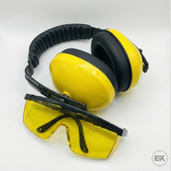 Profesyonel Atış ve Poligon Seti | Essafe Gürültü Önleyici Kulaklık & Sarı Kontrast Artırıcı Atış Gözlüğü
