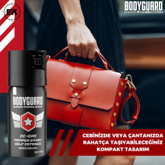 BODYGUARD Biber Gazı 40 ml Profesyonel Kişisel Savunma ve Göz Yaşartıcı Sprey (BG-0150)