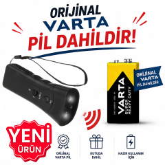 Ultrasonik Köpek Kovucu & Eğitici Model 2 - 150 dB Güçlü Etki