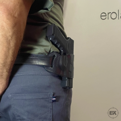 Kilitsiz Kelebek | Universal 9mm Uyumlu Dış Taşıma Deri Kılıf