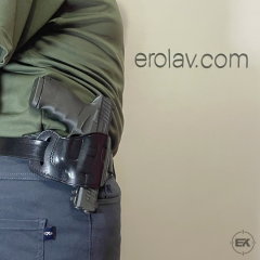 Kilitsiz Kelebek | Universal 9mm Uyumlu Dış Taşıma Deri Kılıf