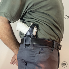 Browning HP, Yavuz 14 ve Zig 14 Uyumlu İç-Dış Taşıma Siyah Deri Silah Kılıfı