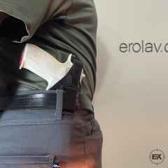 Browning HP, Yavuz 14 ve Zig 14 Uyumlu İç-Dış Taşıma Siyah Deri Silah Kılıfı