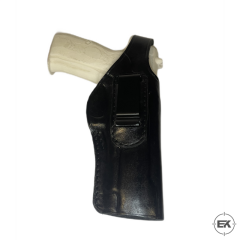 Browning HP, Yavuz 14 ve Zig 14 Uyumlu İç-Dış Taşıma Siyah Deri Silah Kılıfı