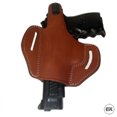 Beretta F92 ve Yavuz 16 Uyumlu Taba Deri Yarım Kelebek Silah Kılıfı