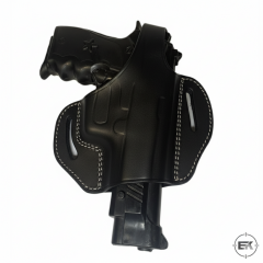 Beretta F92 ve Yavuz 16 Uyumlu Siyah Deri Yarım Kelebek Silah Kılıfı