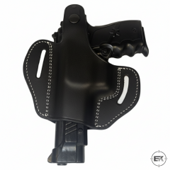 Beretta F92 ve Yavuz 16 Uyumlu Siyah Deri Yarım Kelebek Silah Kılıfı