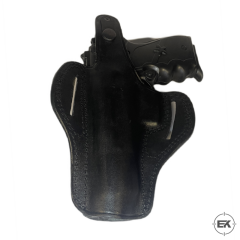 Beretta F92 ve Yavuz 16 Uyumlu Siyah Deri Tam Kelebek Silah Kılıfı