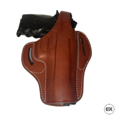 Beretta F92 ve Yavuz 16 Uyumlu Taba Deri Tam Kelebek Silah Kılıfı