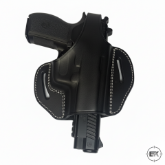 CZ 75 / SP-01 Uyumlu Siyah Deri Yarım Kelebek Silah Kılıfı