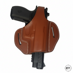 CZ 75 / SP-01 Uyumlu Taba Deri Yarım Kelebek Silah Kılıfı