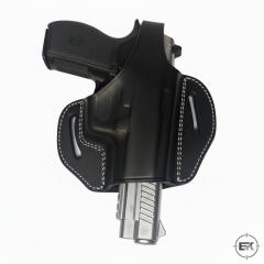 Kılınç 2000 Uyumlu Siyah Deri Yarım Kelebek Silah Kılıfı