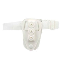 Hareketli Alçak Tabanca Taşıma Aparatı – Beyaz - Trafik Polisi İçin