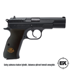 Kauçuk Siyah Sarsılmaz Kılınç 2000 ve P8 Serisi Uyumlu Özel Kabze Siyah