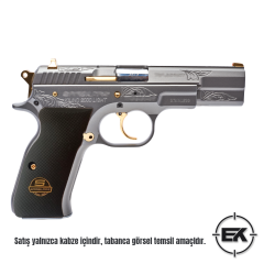 Kauçuk Siyah Sarsılmaz Kılınç 2000 ve P8 Serisi Uyumlu Özel Kabze Siyah