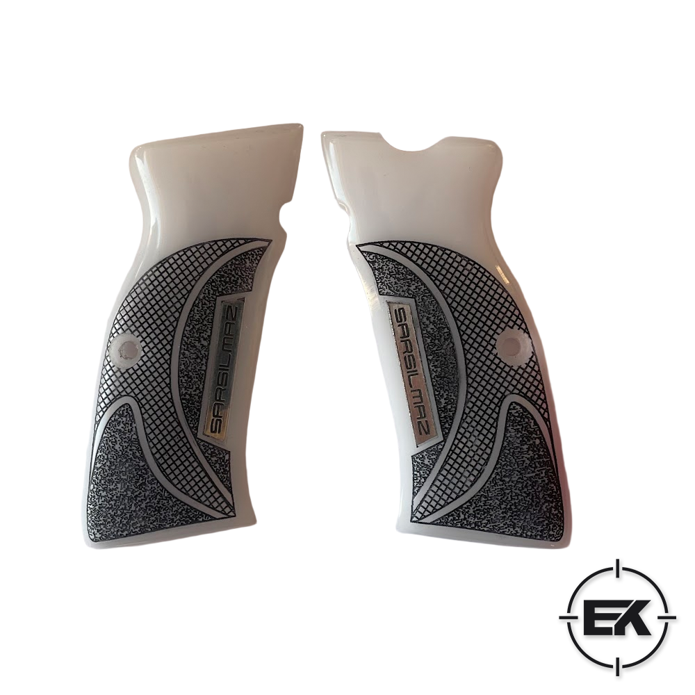 Kemik Beyaz Sarsılmaz Kılınç 2000 ve P8 Serisi Uyumlu Özel Kabze Siyah