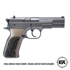 Kemik Beyaz Sarsılmaz Kılınç 2000 ve P8 Serisi Uyumlu Özel Kabze Siyah