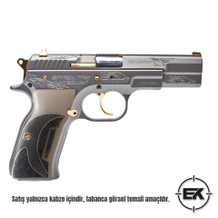 Kemik Beyaz Sarsılmaz Kılınç 2000 ve P8 Serisi Uyumlu Özel Kabze Siyah