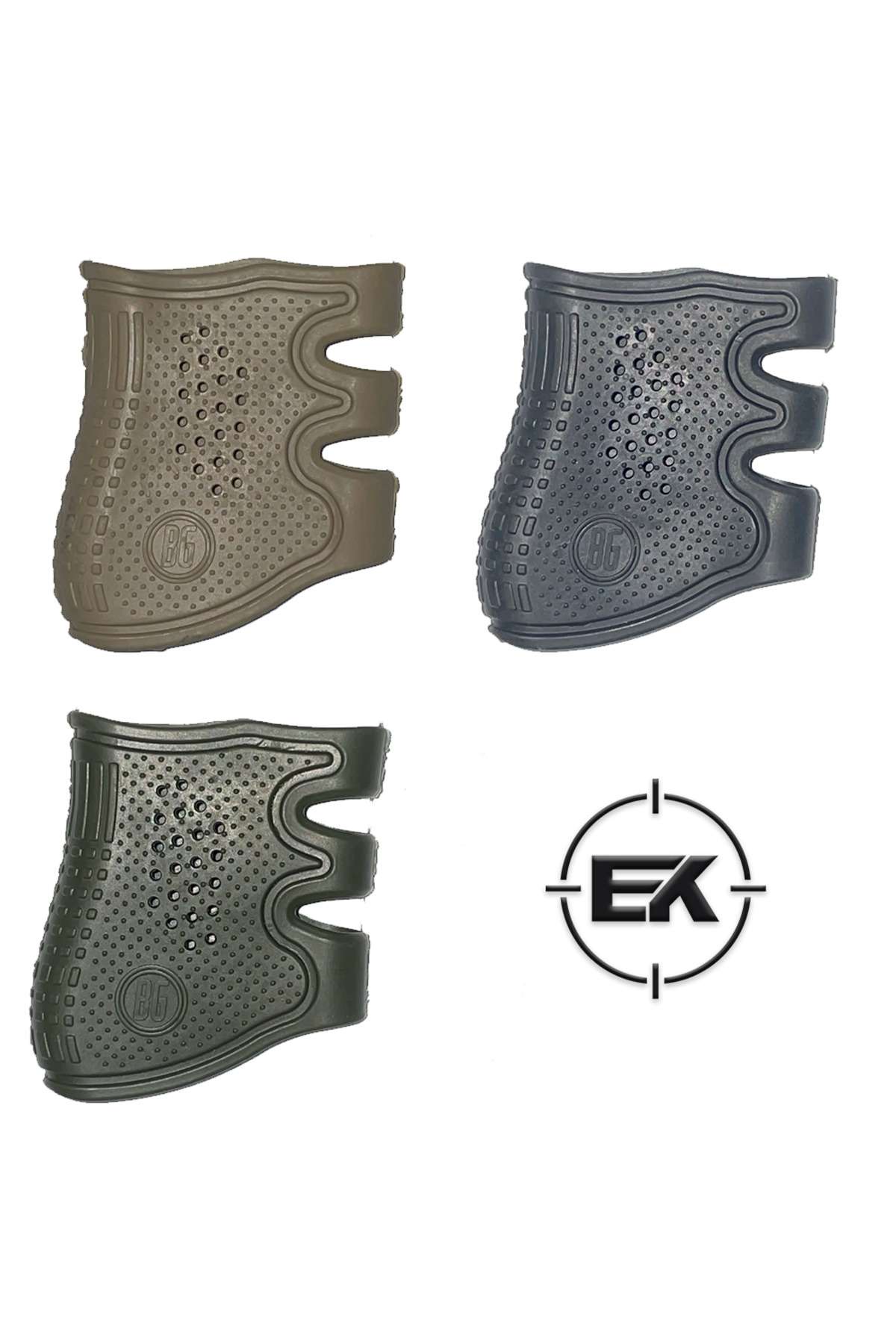 BlackGrips Ortopedik Geçme Kabze – Evrensel 9 mm Tabancalar İçin Uyumlu (3 Renk Seçeneği)