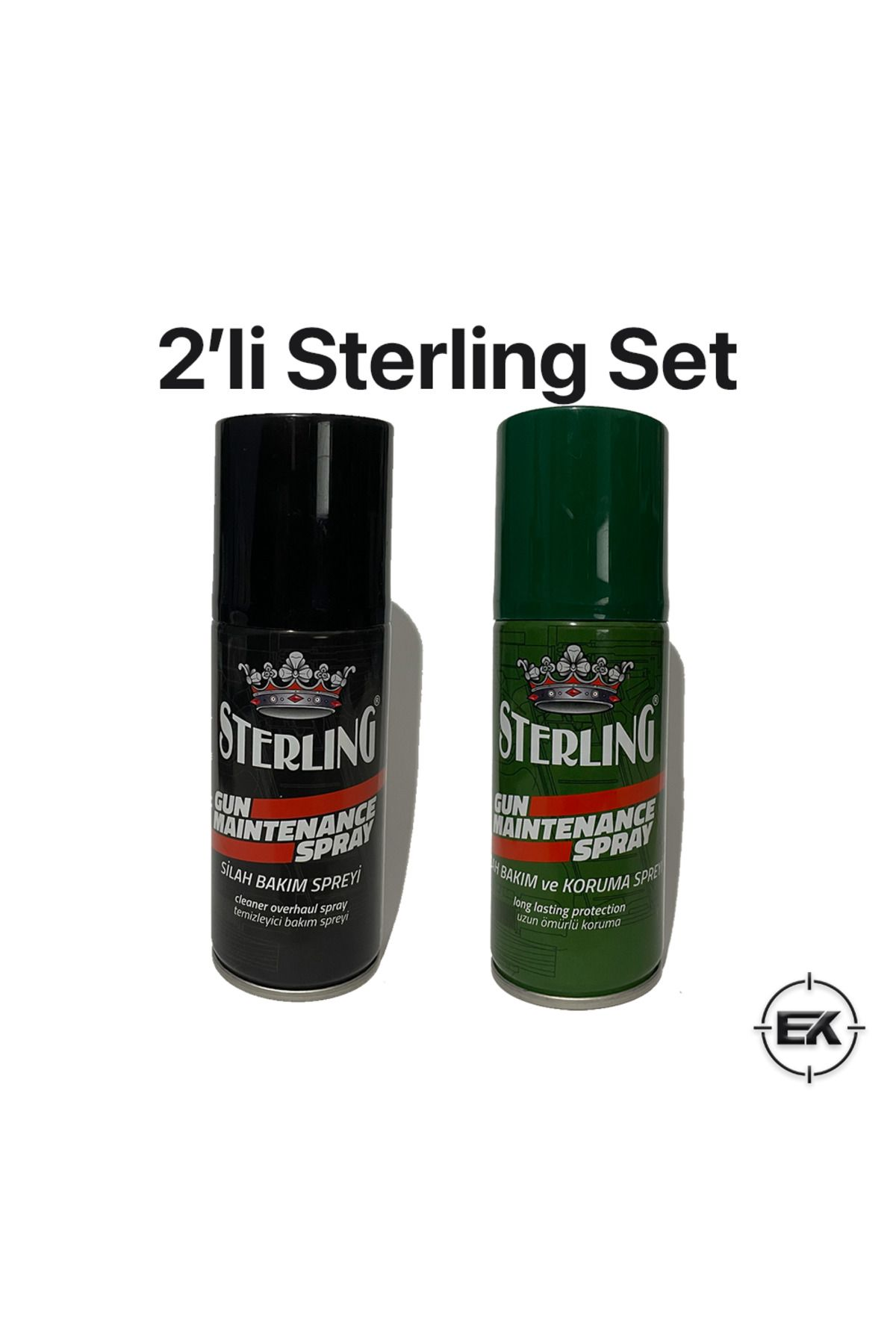 2'li Sterling Silah Bakım Sprey Seti