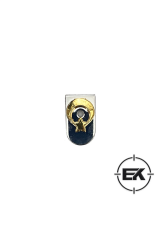 Gümüş-Altın Şarjör Altı Metal Bayraklı Kapak - Sarsılmaz Kılınç 2000 Light Mega P8L-S