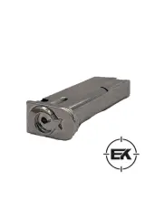 Gümüş-Gümüş Şarjör Altı Metal Bayraklı Kapak - Sarsılmaz Kılınç 2000 Light Mega P8L-S