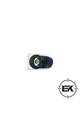 Gümüş-Siyah Şarjör Altı Metal Bayraklı Kapak - Sarsılmaz Kılınç 2000 Light Mega P8L-S