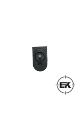 Siyah-Siyah Şarjör Altı Metal Bayraklı Kapak - Sarsılmaz Kılınç 2000 Light Mega P8L-S