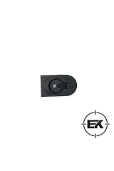 Siyah-Siyah Şarjör Altı Metal Bayraklı Kapak - Sarsılmaz Kılınç 2000 Light Mega P8L-S