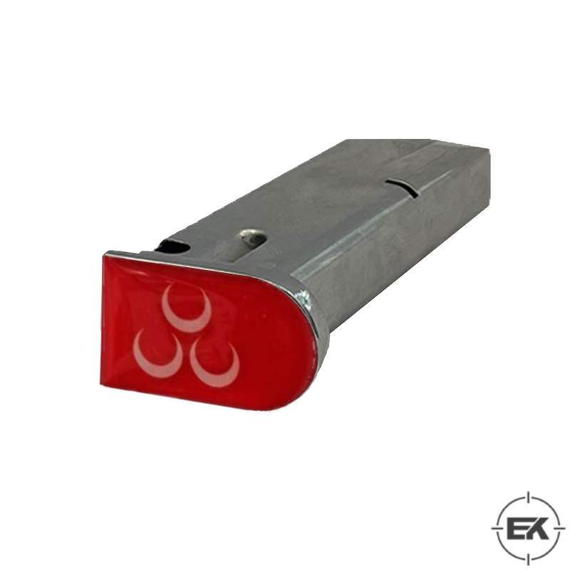 Üç Hilal Şarjör Altı Damla Sticker | 3D Kalın Etiket