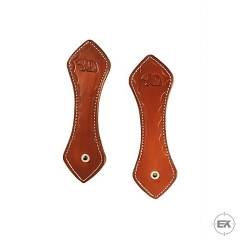 Deri Kaplı Tüfek Askısı Seti - Duvarda Silah Sergileme Aparatı (2'li Set)