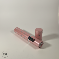 Pembe Renk Ruj Görünümlü Şok Cihazı | Kadınlar İçin Mini El Fenerli Elektroşok Cihazı (Şarjlı)
