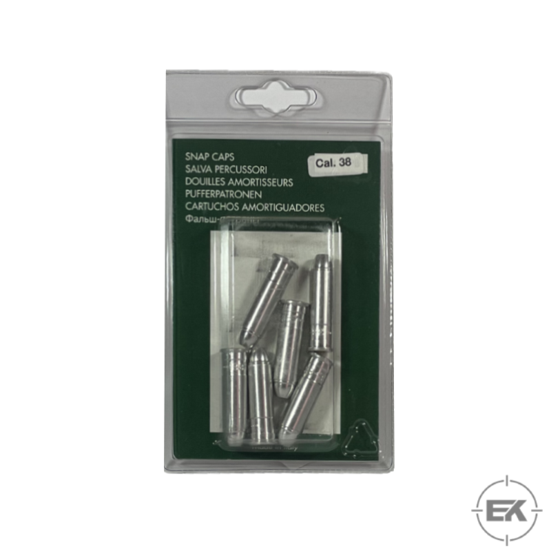 Stil Crin .38 Kalibre Tetik Düşürme Aparatı (Snap Cap) | İğne Koruyucu (6'lı Paket)