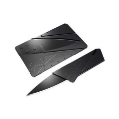 Kredi Kartı Şeklinde Gizli Bıçak | Cüzdanda Taşınabilir, Katlanabilir Taktik Çakı